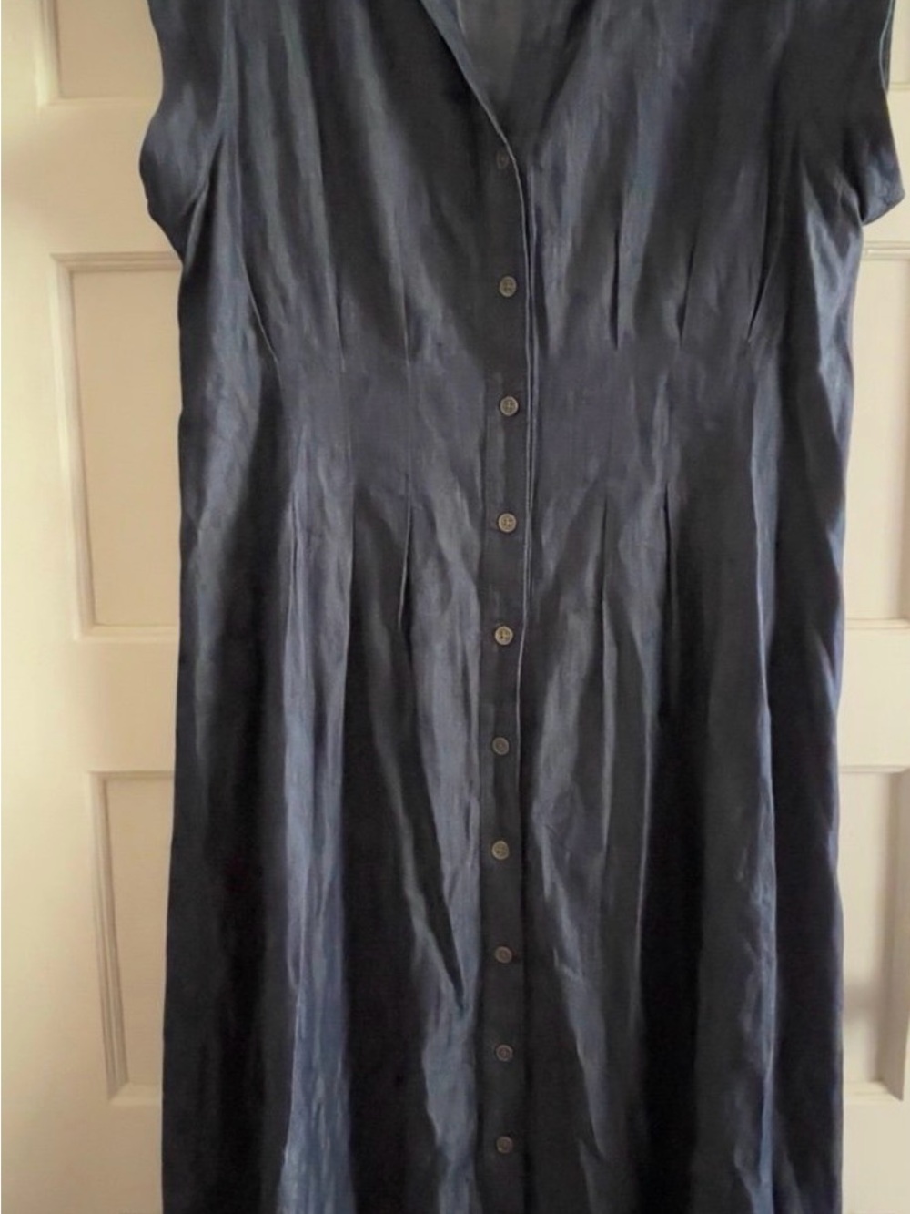 Tommy Hilfiger Navy Button-Front Women's dress
